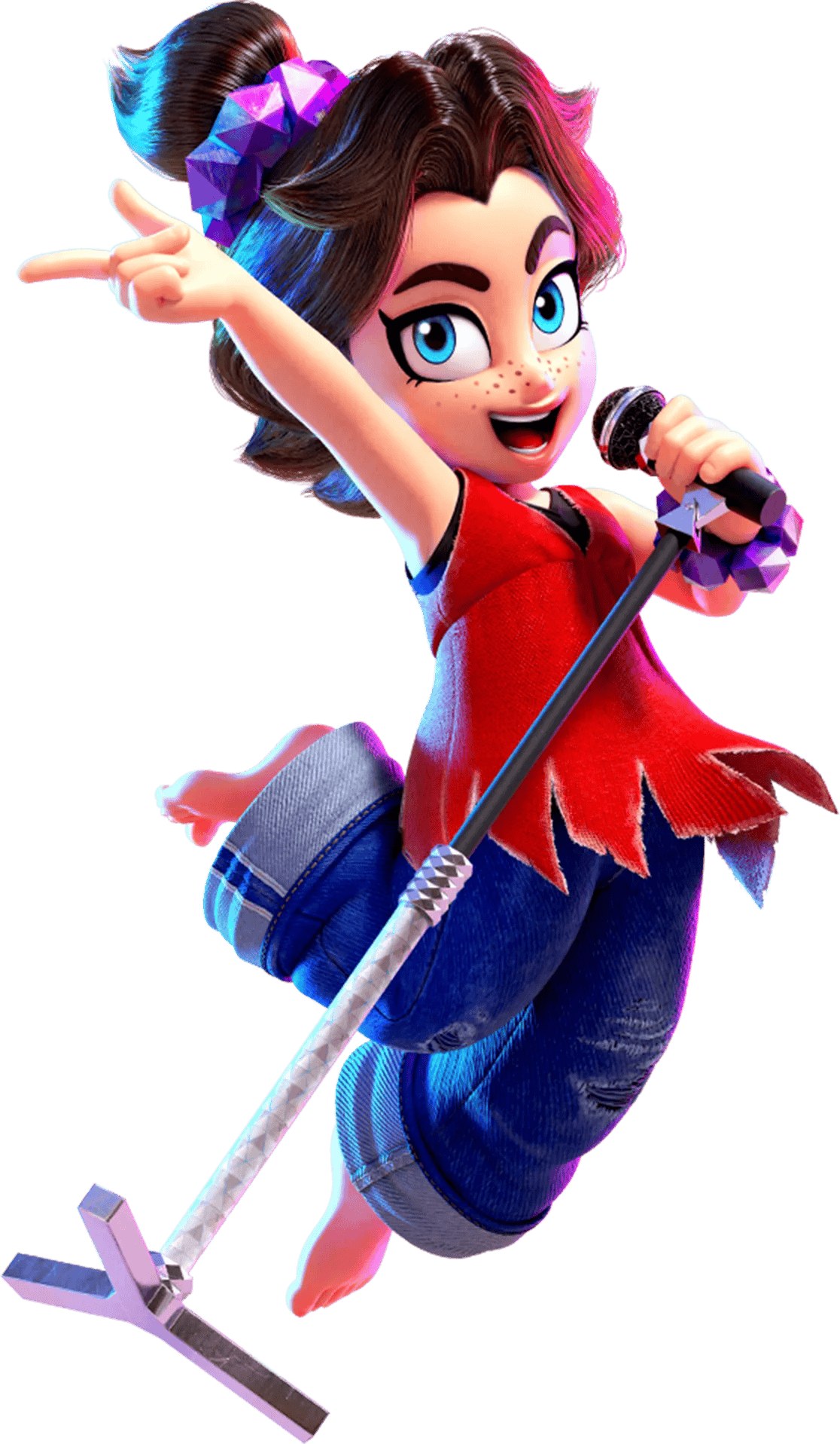 Singing Young Pauline Blank Meme Template