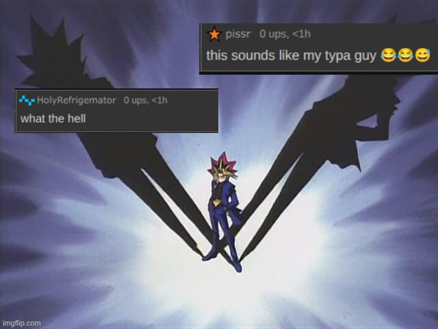 Yugi Shadows | image tagged in yugi shadows | made w/ Imgflip meme maker