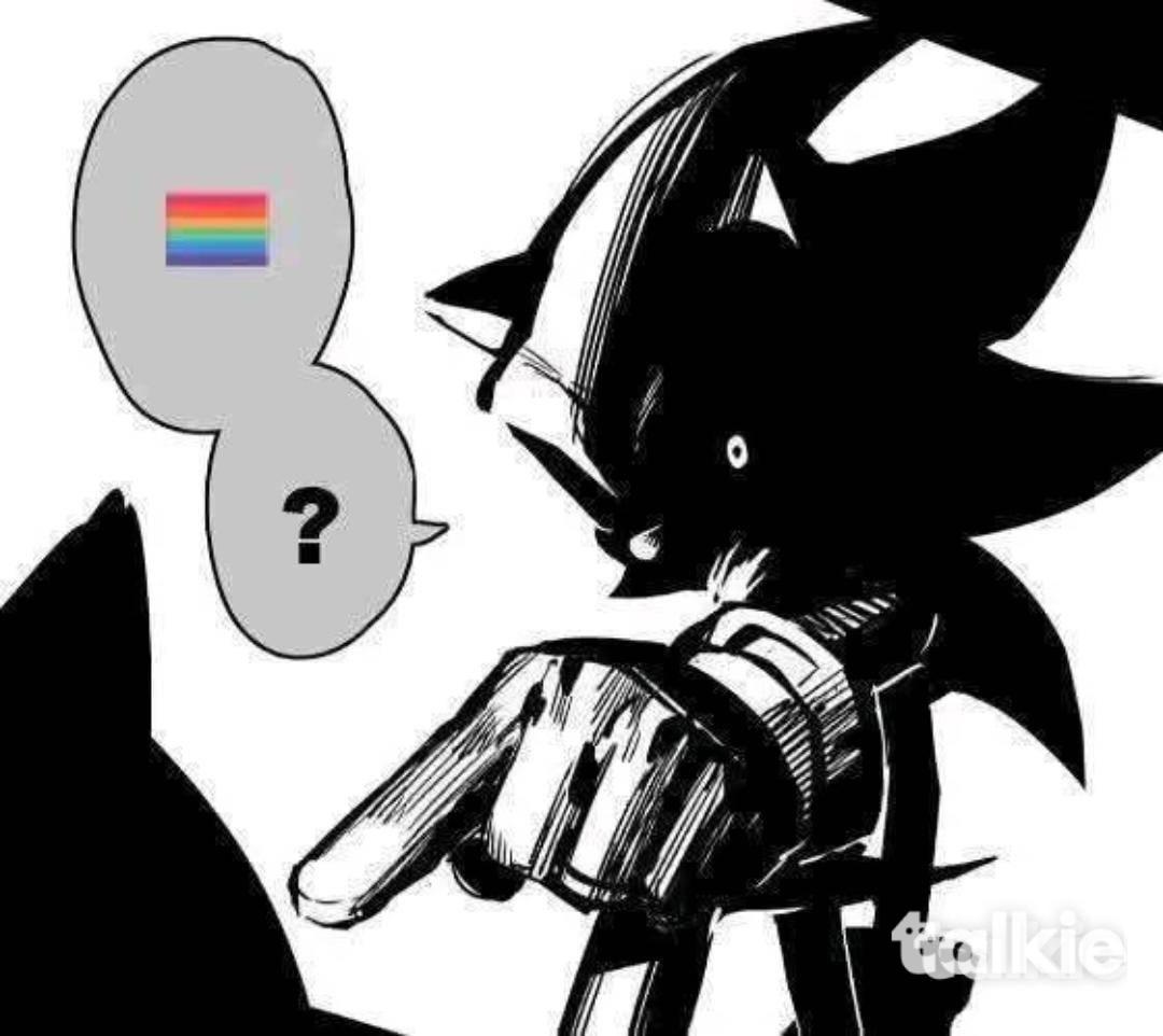 Sonic Gæy question Blank Meme Template