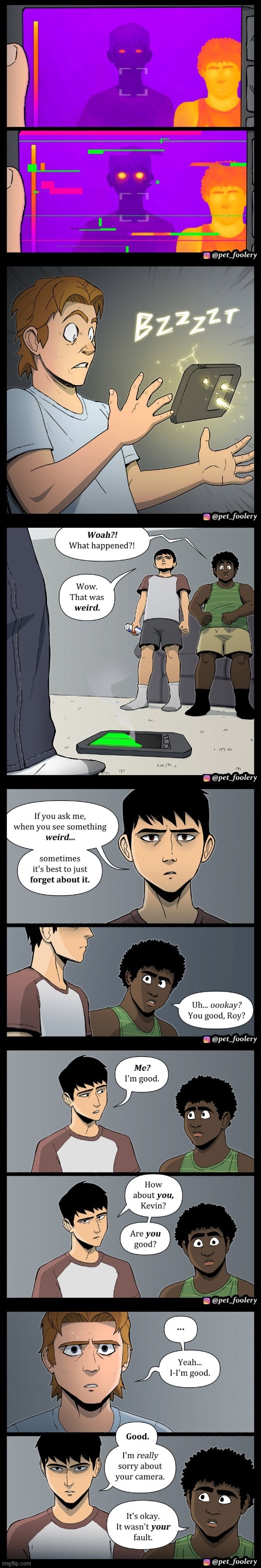 Part 2! | image tagged in body,cold,eyes,hot,thermal camera,broken | made w/ Imgflip meme maker