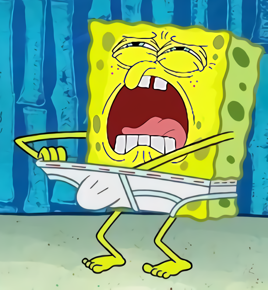 High Quality SpongeBob Fapping Blank Meme Template