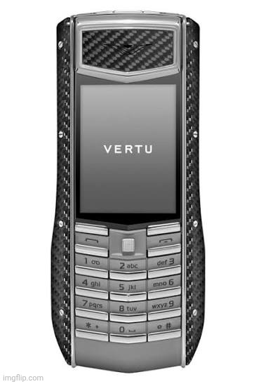 Vertu Ascent Ti Carbon | image tagged in vertu ascent ti carbon fiber,vertu,luxury,phone | made w/ Imgflip meme maker