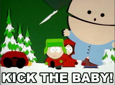 Kick the Baby Blank Meme Template