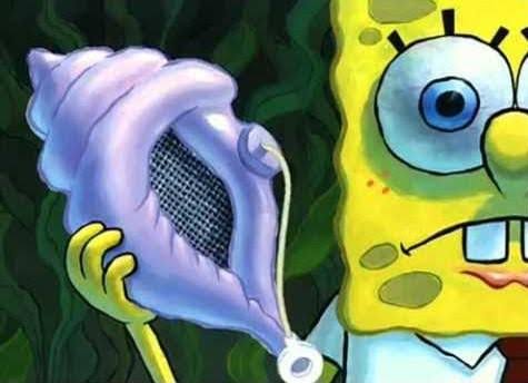 Spongebob clamshell Blank Meme Template