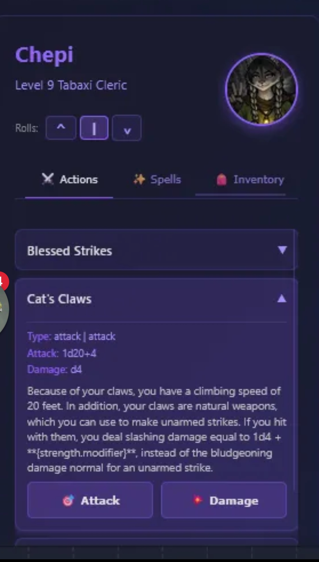 Dicecloud Blank Meme Template