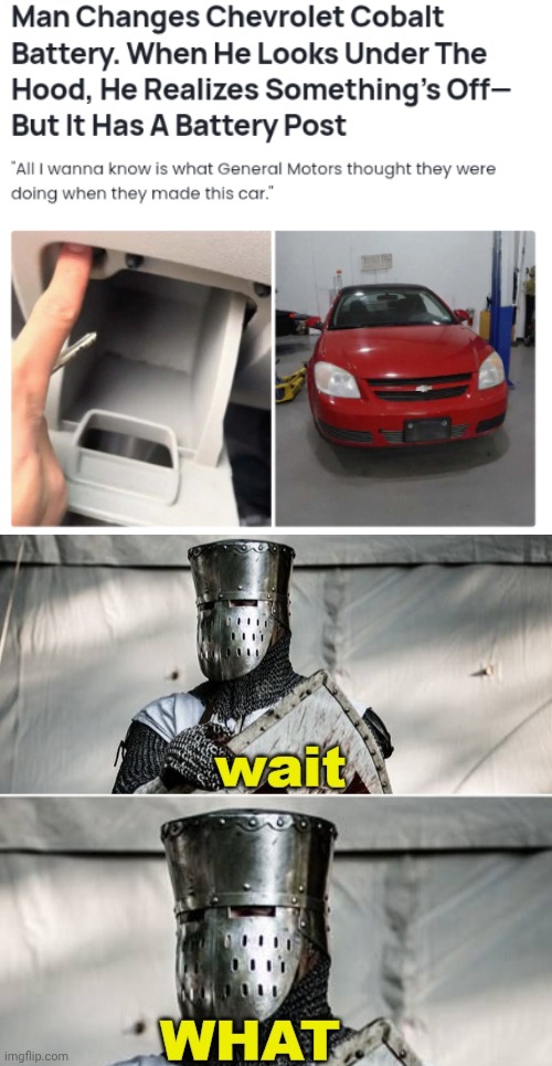 Battery | image tagged in wait what crusader,battery | made w/ Imgflip meme maker