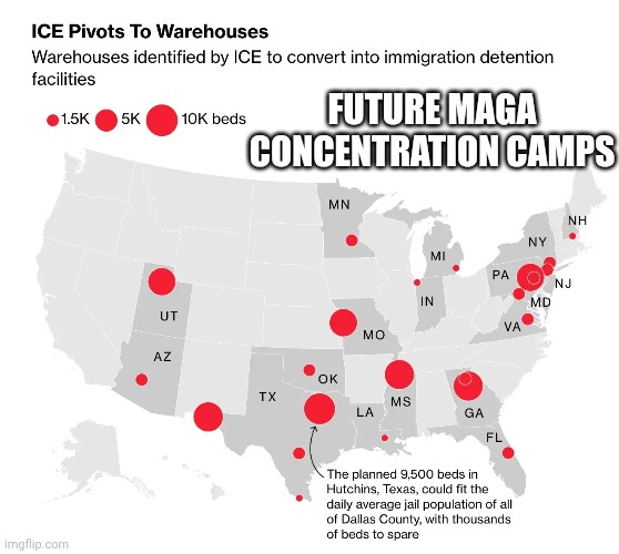 Trump Has Concentration Camps | FUTURE MAGA CONCENTRATION CAMPS | image tagged in memes,maga,trump unfit unqualified dangerous,concentration camp,maga nazis,maga terrorists | made w/ Imgflip meme maker