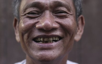 Laughing Cambodian Blank Meme Template