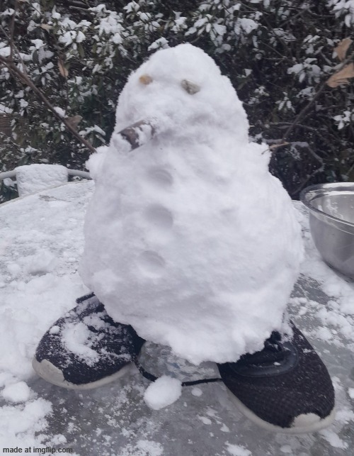 snowman rockin da drip | made w/ Imgflip meme maker