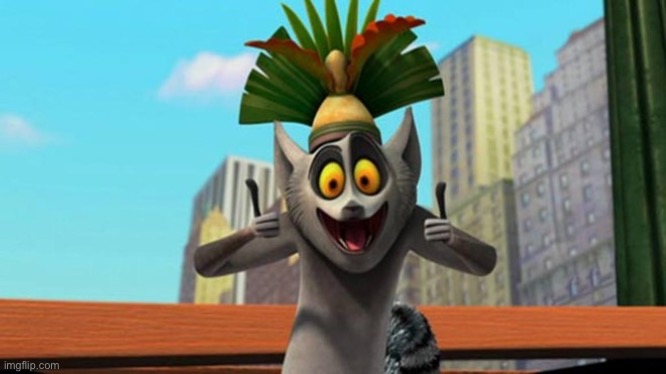 King Julien | image tagged in king julien | made w/ Imgflip meme maker