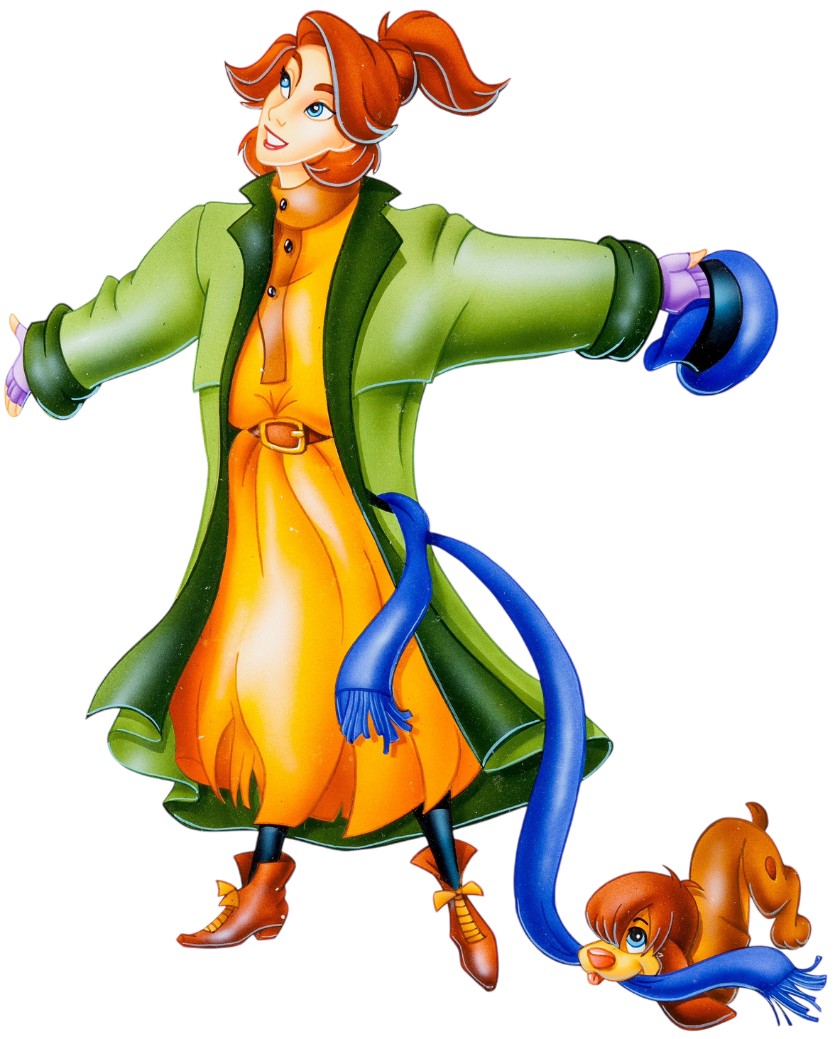 PNG Anastasia Romanov y Pooka - Anya Blank Meme Template