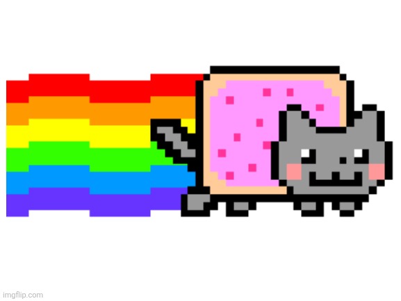 Day one of posting old memes for the reset 1# Nyan cat | image tagged in great meme reset,the great meme reset,oh wow are you actually reading these tags,gen alpha humor sucks | made w/ Imgflip meme maker