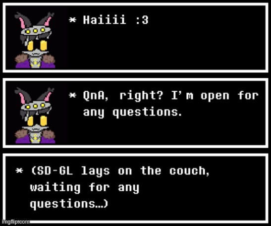 Glutchon is up for QNA. | made w/ Imgflip meme maker