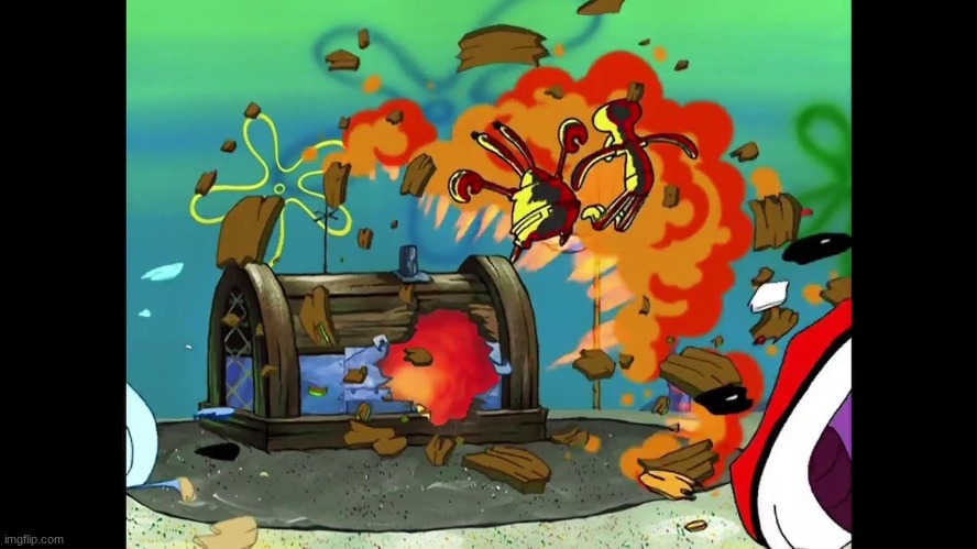 Krusty krub boom | image tagged in krusty krub boom | made w/ Imgflip meme maker