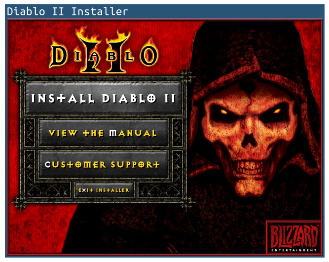 Diablo 2 install Blank Meme Template