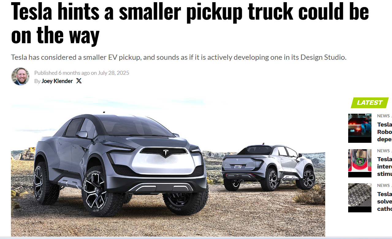 Tesla Making Mid-sized Truck Blank Meme Template