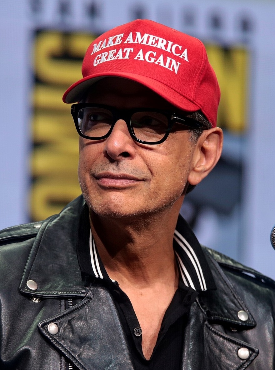 JEFF GOLDBLUM MAGA HAT AI IMAGE Blank Meme Template