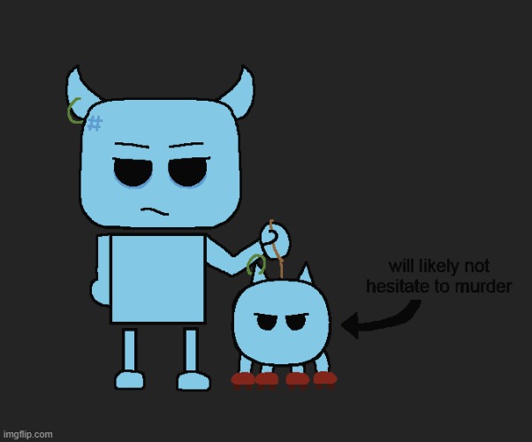 stupid lil fact: baba and badbad (and subsequently their miniature variants) are of the same species | made w/ Imgflip meme maker