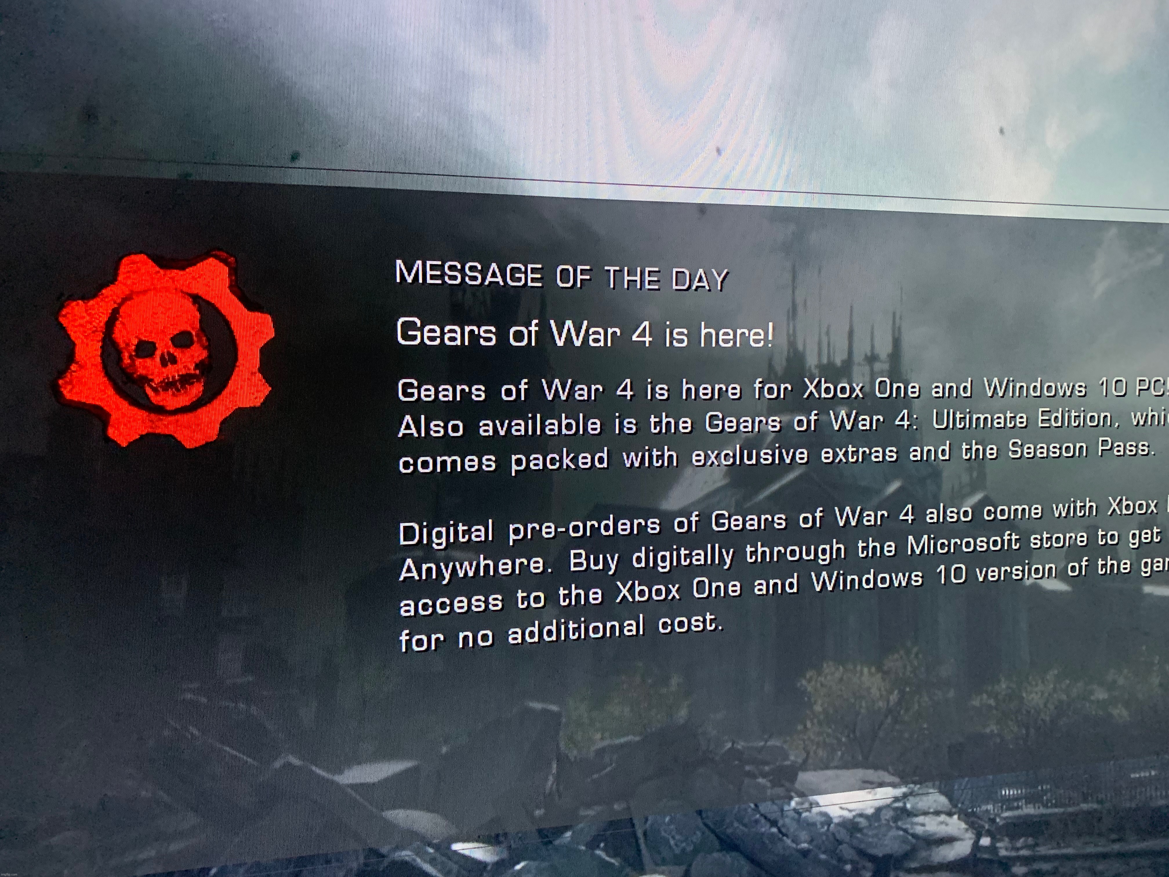 WOW GUYS GEARS OF WAR 4 IS HERE | made w/ Imgflip meme maker