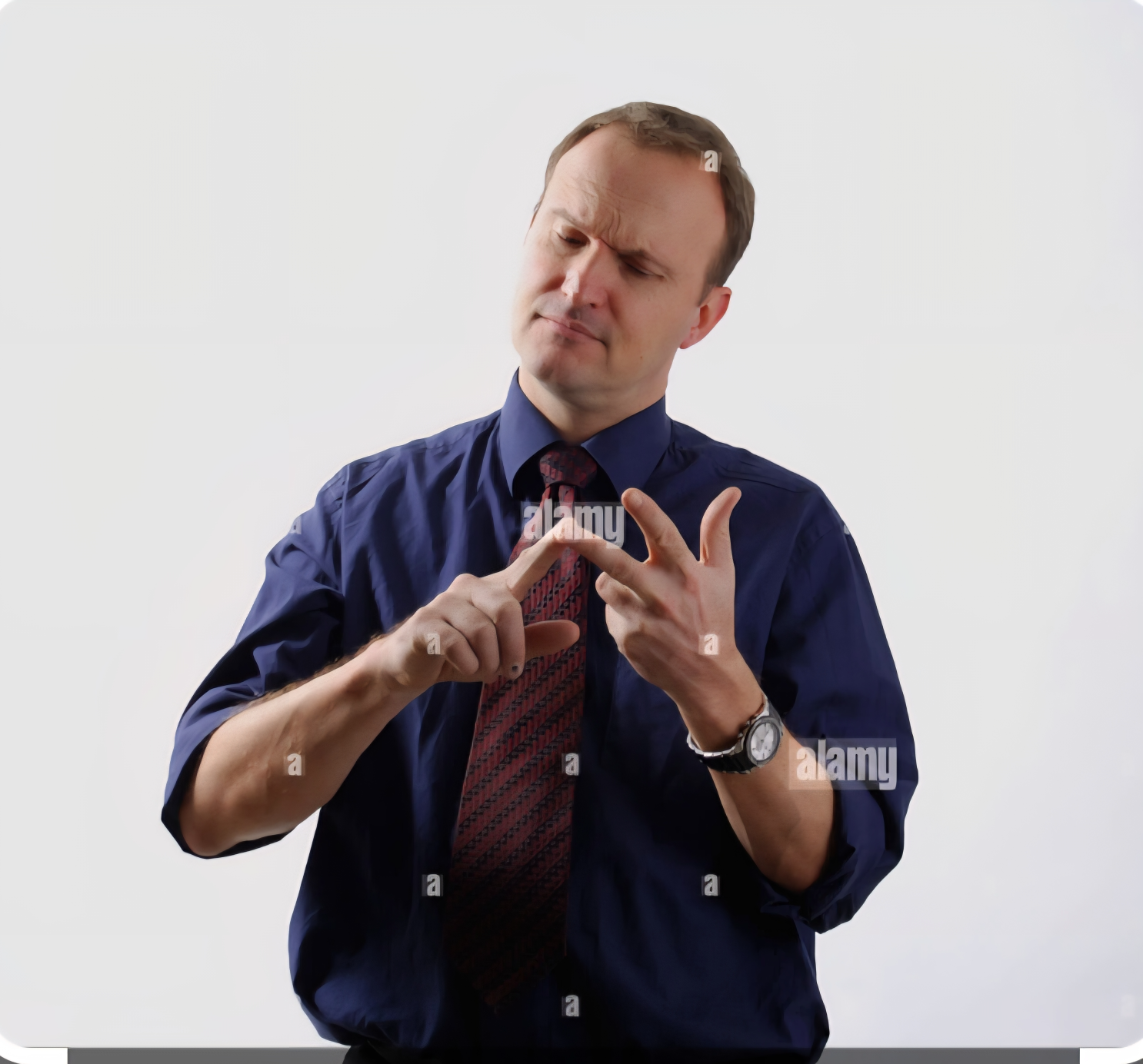 Counting on fingers Blank Meme Template