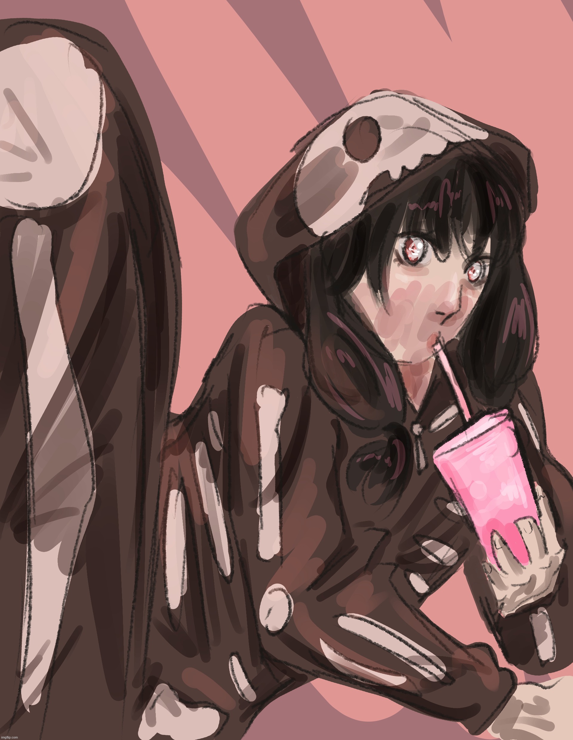 i really liked how meme cheese drew her so yeah i drew her in the skeleton onesie too now | made w/ Imgflip meme maker