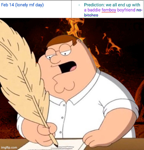 image tagged in peter fire writing | made w/ Imgflip meme maker