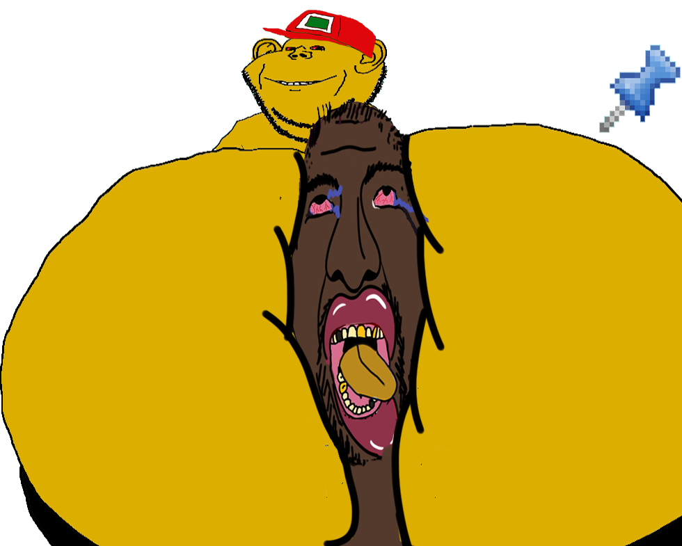 Sneed Wojak crushes George floyd between his buttcheeks Blank Meme Template