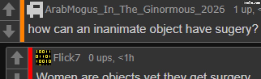 why did flick7 say this? is he miss soggy nest? | made w/ Imgflip meme maker