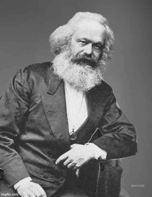 Gigachad Karl Marx Blank Meme Template