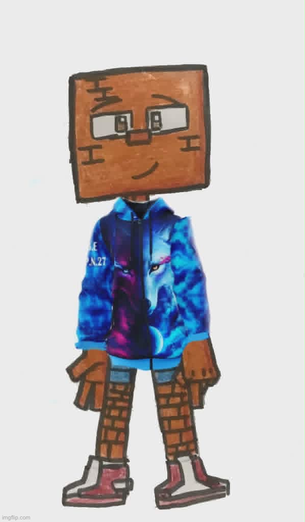 my best friend photoshopped this help me | image tagged in bricky | made w/ Imgflip meme maker