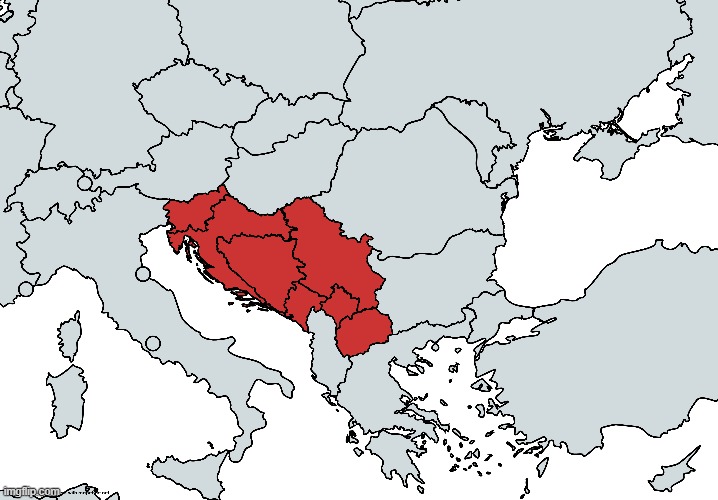 why dont all these countries in red unite to one country? are they stupid? | made w/ Imgflip meme maker