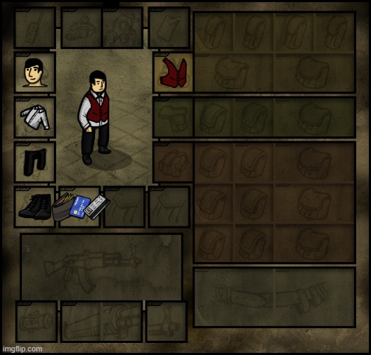 Davis in fausse café(created in innawoods)(art and OC by me, uniform/concept by JasminTheManticore) | made w/ Imgflip meme maker