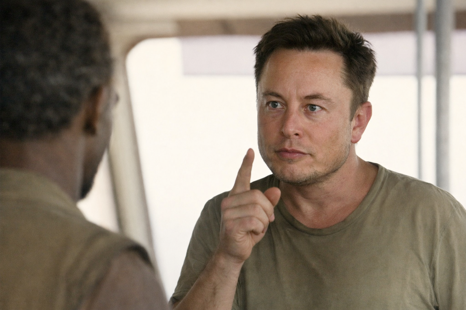 Elon look at me Blank Meme Template