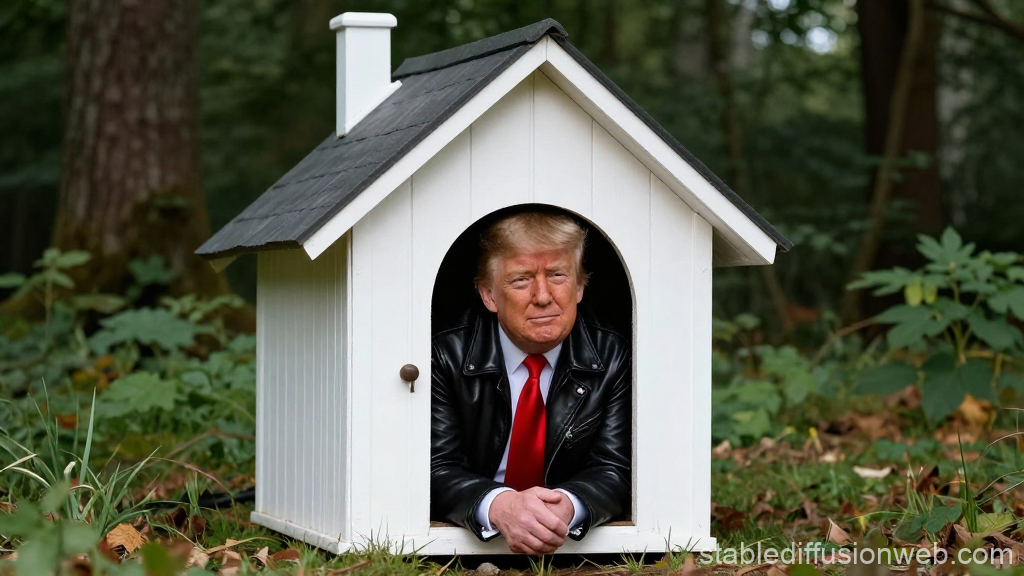 Donald Trump in the “White House” Blank Meme Template