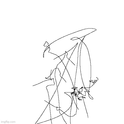 I accidentally drew this while not looking at my screen and talking | made w/ Imgflip meme maker