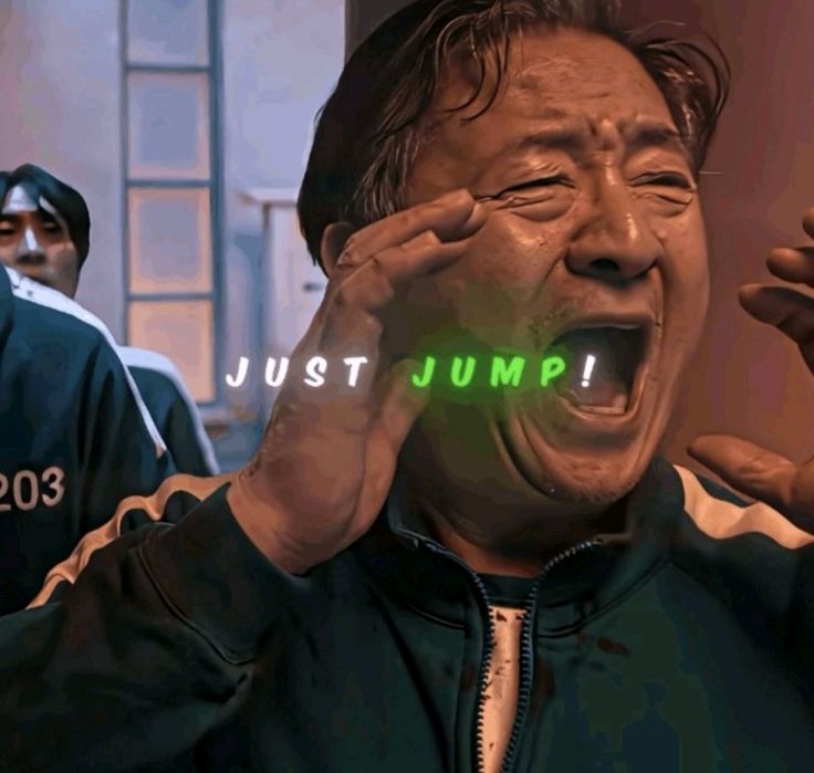 Just jump Blank Meme Template