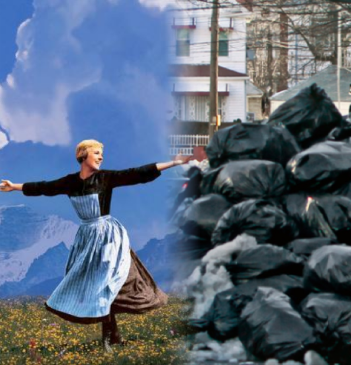 New York city garbage or Blank Meme Template