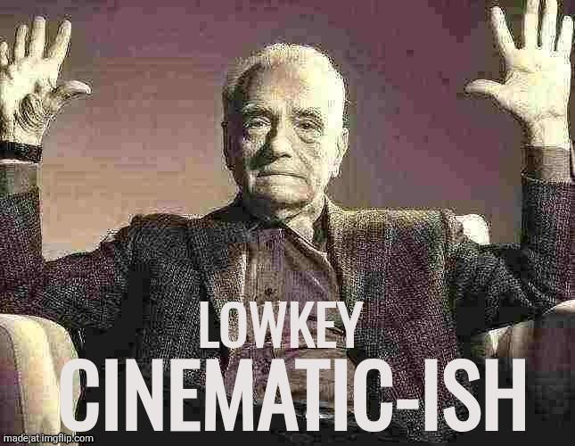 Lowkey Cinematic-ish | image tagged in lowkey cinematic-ish | made w/ Imgflip meme maker