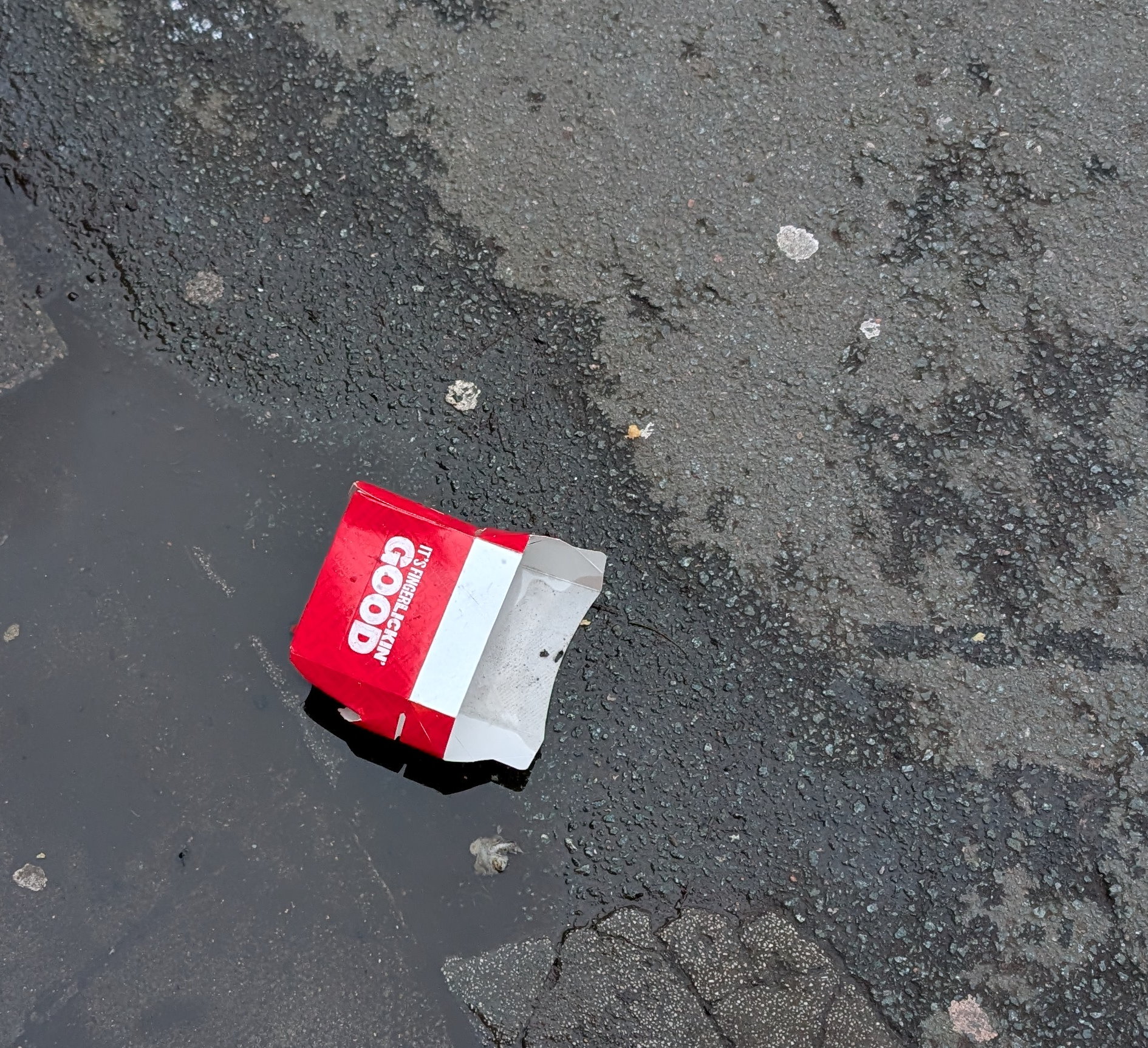 KFC litter Blank Meme Template