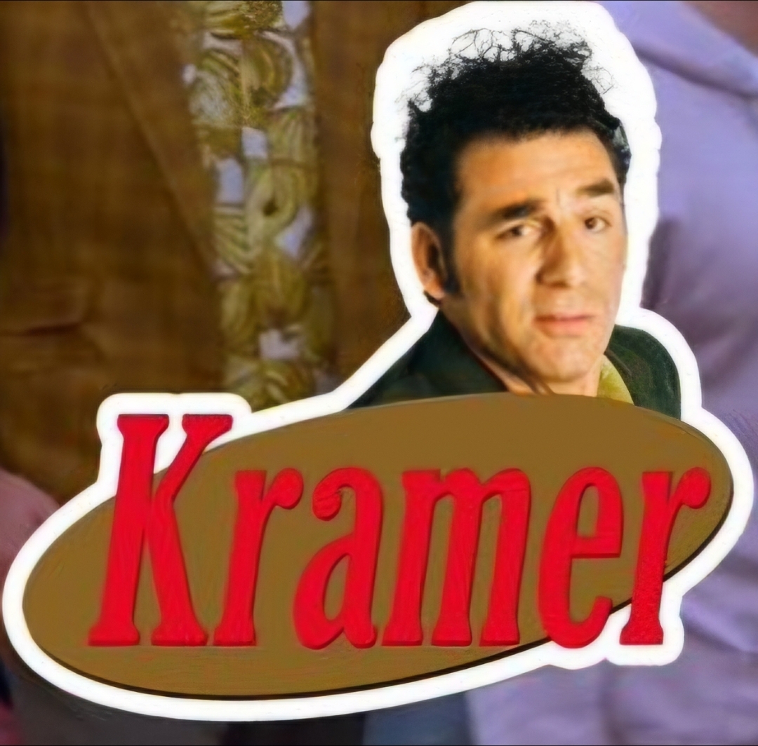 Kramer Seinfeld Blank Meme Template