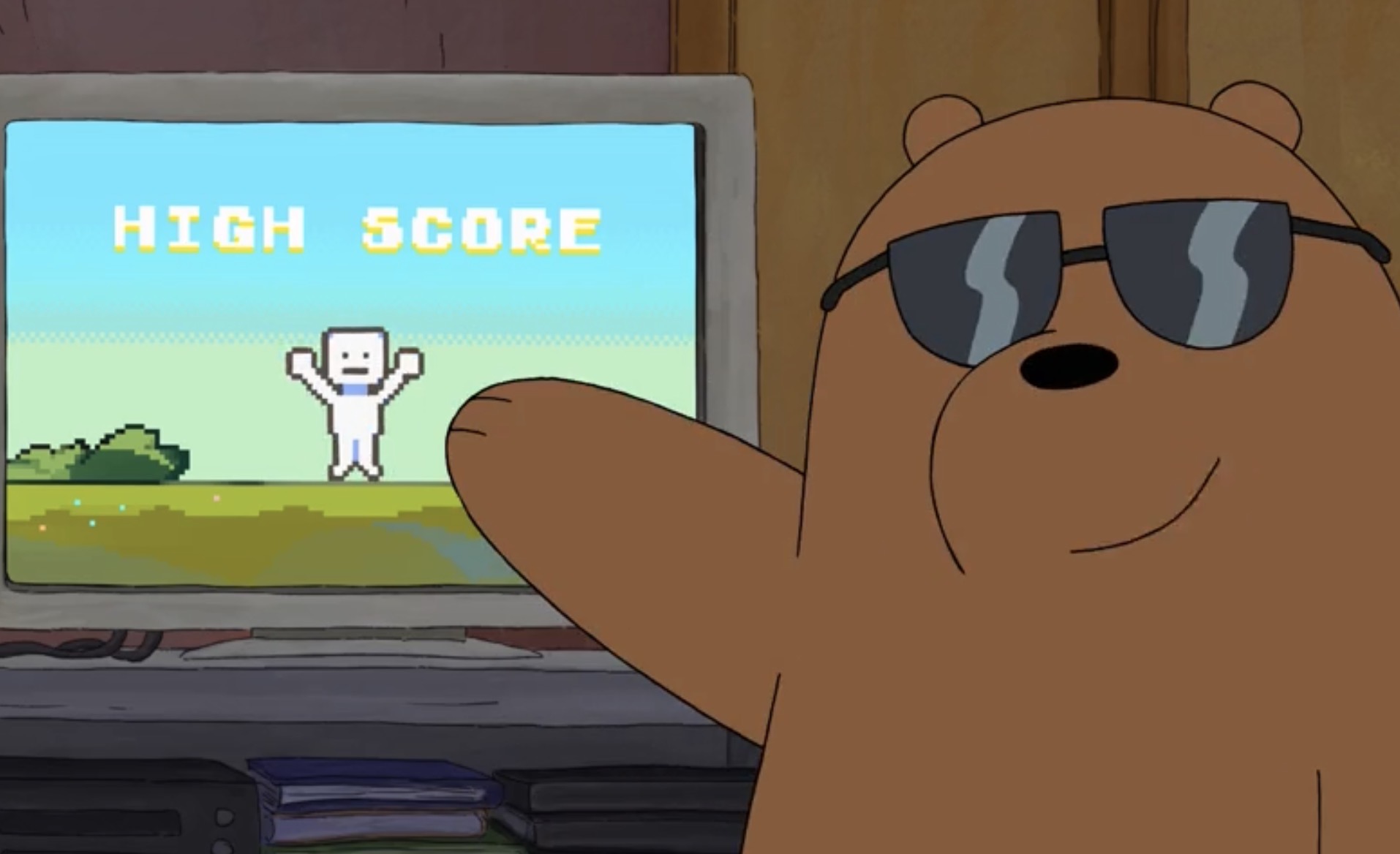 High Quality Grizz’s highscore Blank Meme Template