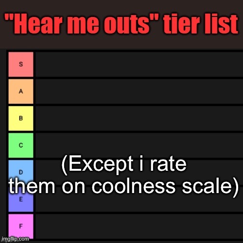 Simply based on intuition | (Except i rate them on coolness scale) | made w/ Imgflip meme maker