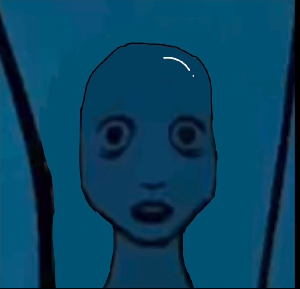 High Quality Bald scylla Blank Meme Template