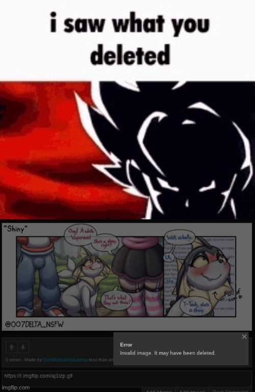 image tagged in i saw what you deleted | made w/ Imgflip meme maker