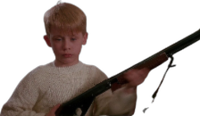 Kevin with gun Meme Template