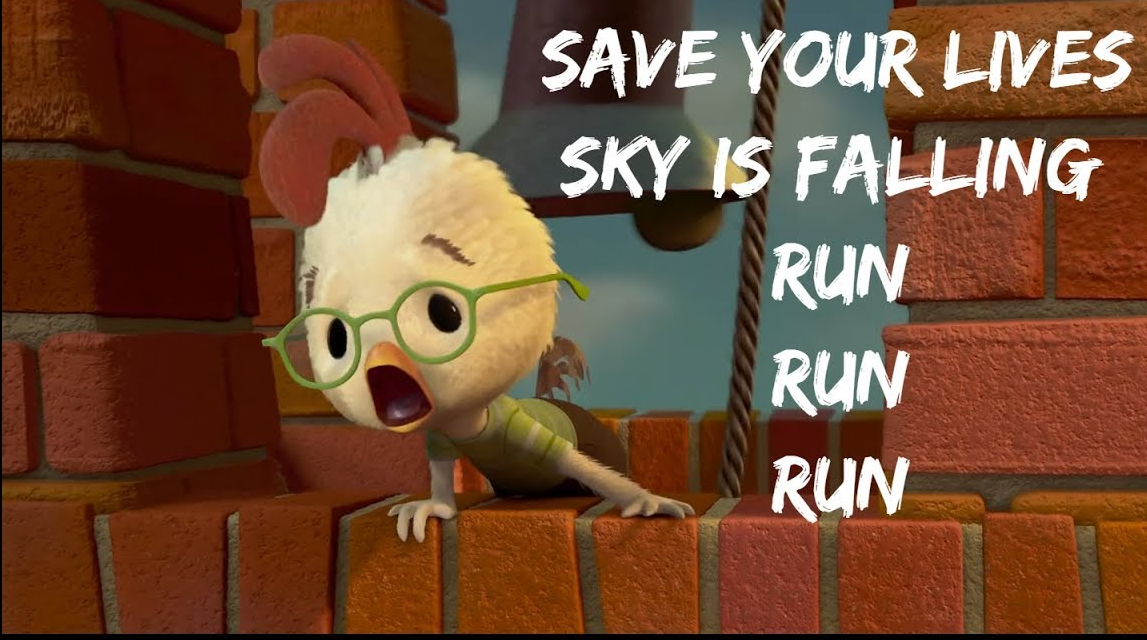 Sky is falling Blank Meme Template