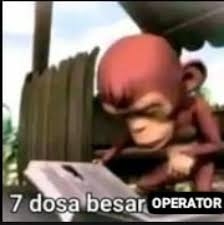 Monkey reading Blank Meme Template