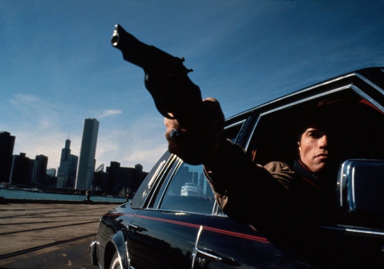 Arnold Raw Deal .357 magnum Blank Meme Template