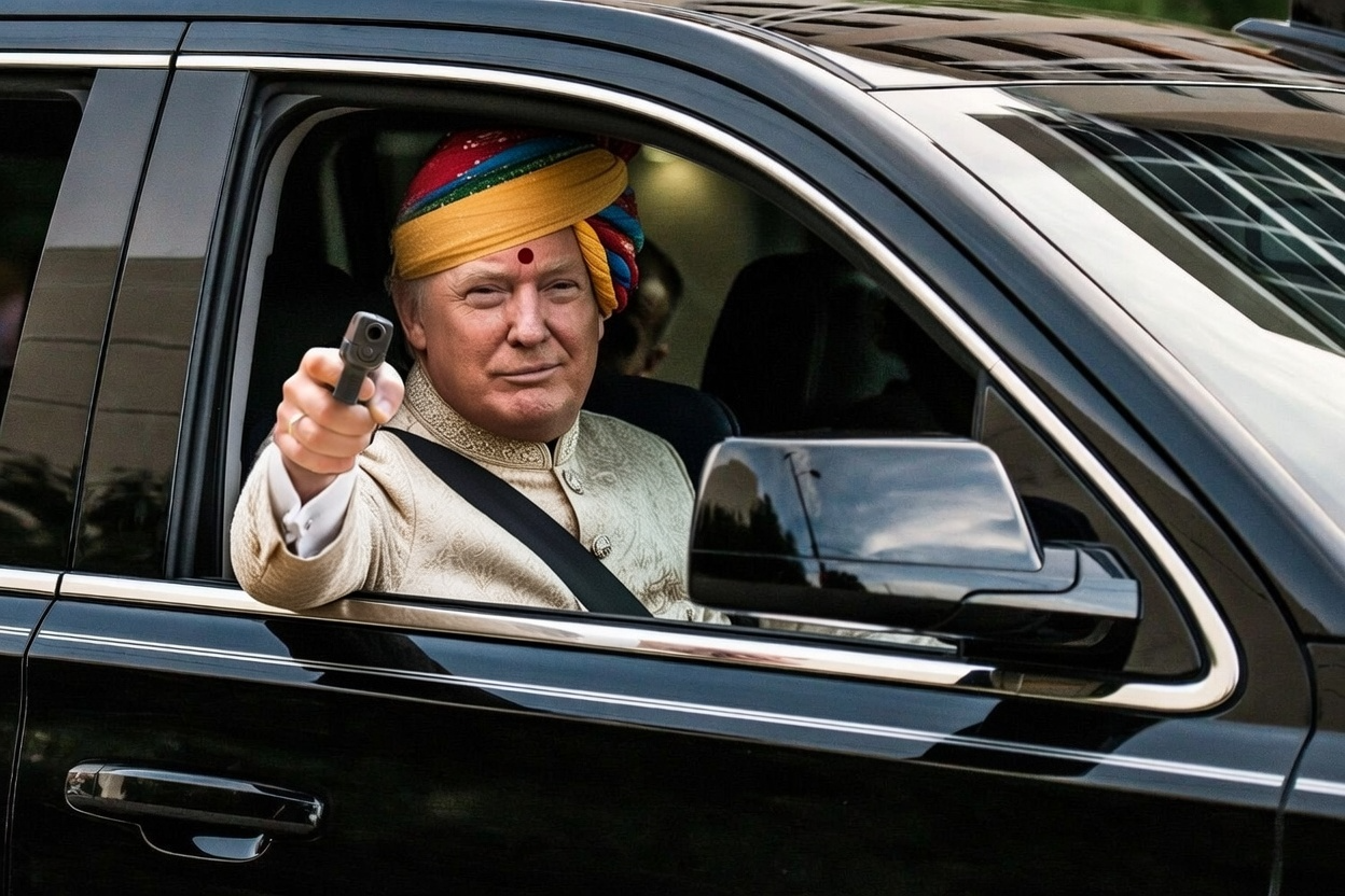 Indian Trump Blank Meme Template