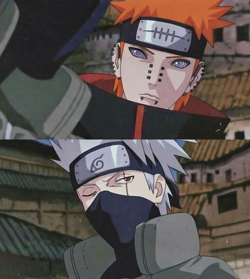 Pain vs Kakashi Blank Meme Template